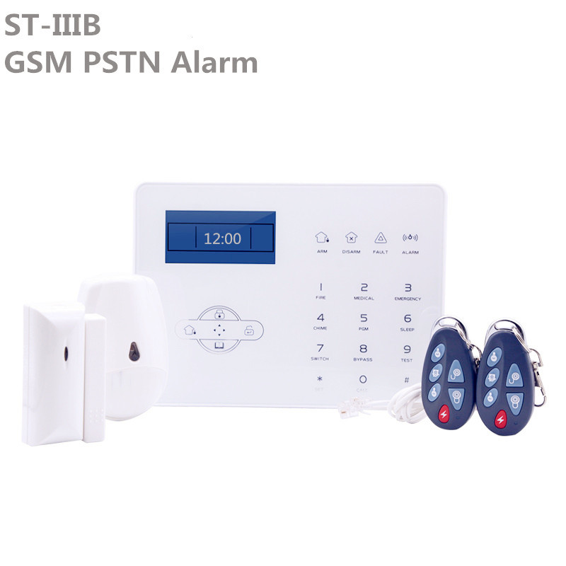 Smart Home Pc - Focus ST-IIIB 英語音声デュアルネットワーク PSTN GSM 警報システム