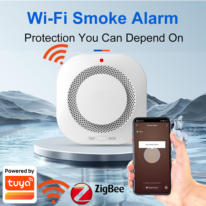 Smart Smoke Detector - Tuya WiFi Zigbee 煙感知器 – Tuya