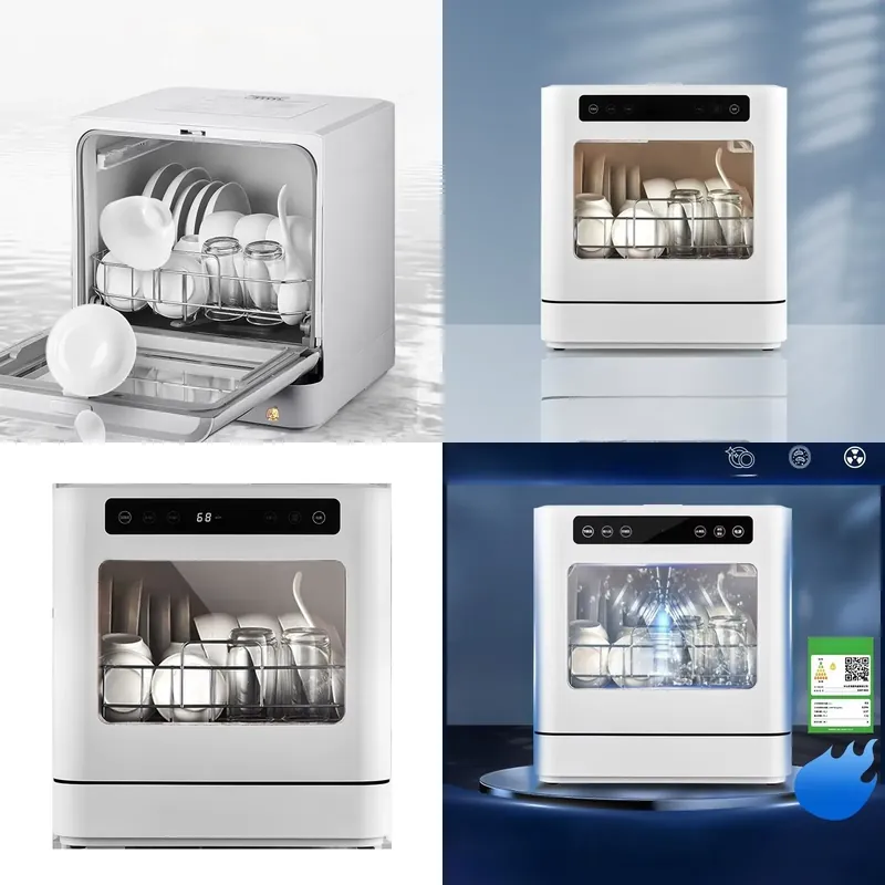 Smart Home Solution - 高速スマート4セットポータブル食器洗い機家庭用洗浄ソリューション、あらゆる食器洗い機用食器洗いタブレット