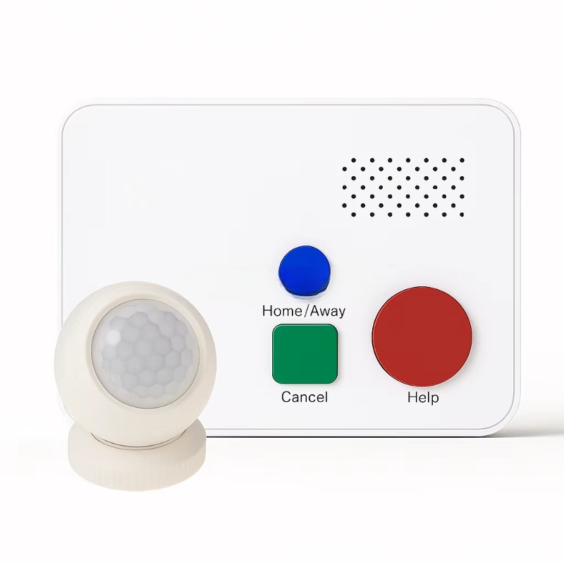 Smart Elderly Home - 高齢者向けスマートホームソリューション、高度なPIRモーションセンサー、壁掛け式デザイン、遠隔ケアシステムに最適