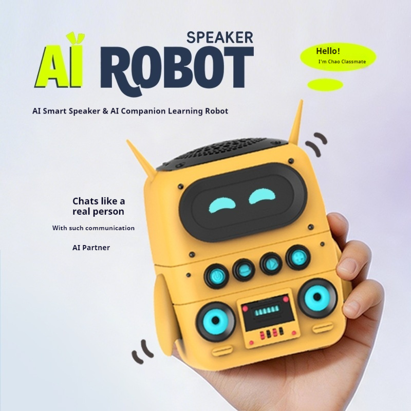 Smart Home Speaker - AIスマートロボットスピーカーAI大型モデルチャットロボット知能学習コンパニオンポータブルワイヤレススピーカー家庭学習用