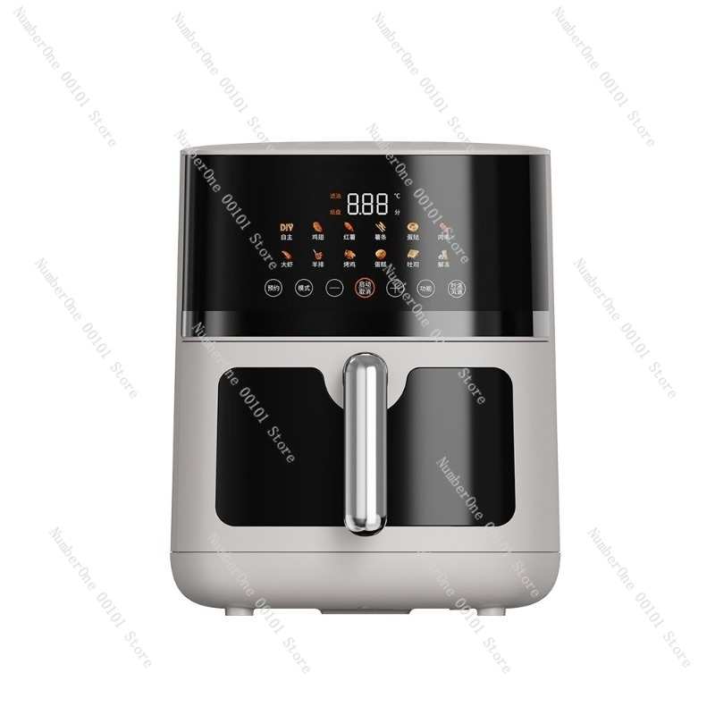 Smart Home Oven - 家庭用キッチン可視化エアフライヤー6.5L全自動スチームエアフライヤーコンボオイルフリーテンダーフライヤーオーブン反転不要スマート