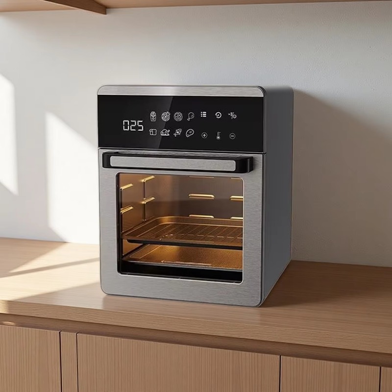 Smart Home Oven - 大容量多機能可視化エアフライヤー 2 in 1 オーブン スマート電気フライヤー