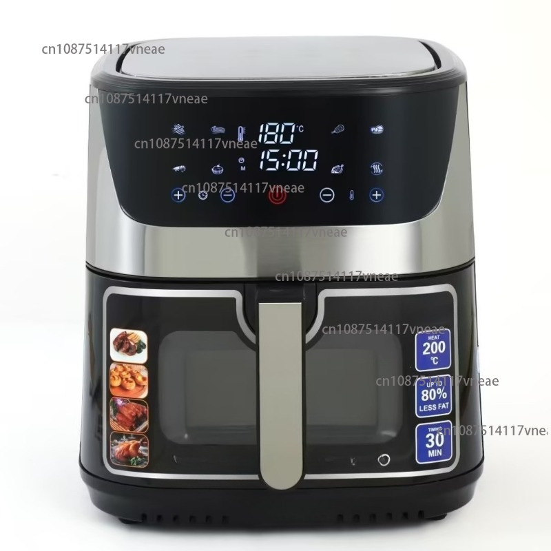 Smart Home Oven - 大容量エアフライヤー 家庭用 スマート新型タッチスクリーン電気フライヤー フレンチフライメーカー 電気オーブン