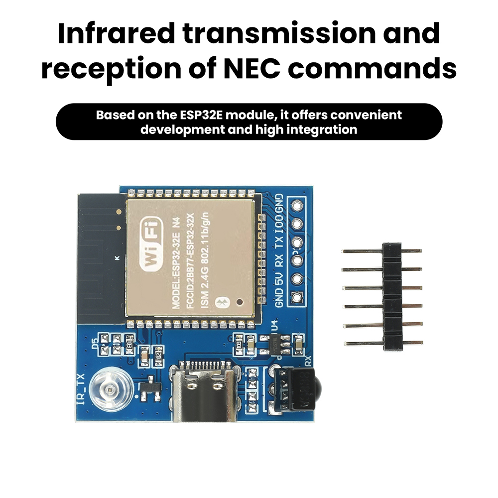 Smart Home Esp8266 - ESP32 ESP8266 IR送受信機 NECプロトコル WIFI透過伝送 ESP開発ボード
