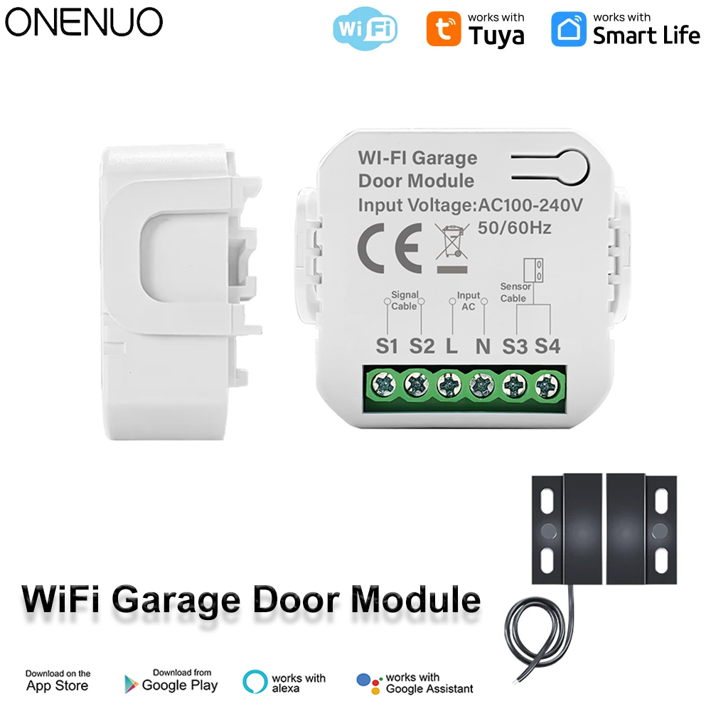 Smart Home Villa - スマート Tuya WiFi ガレージドアスイッチ ドア開閉 スマートライフアプリコントローラー