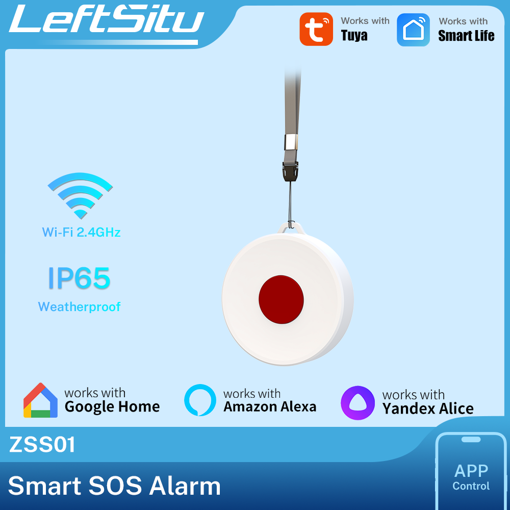 Smart Home Diy - Tuya ZigBee スマートボタン IP65 リモートワイヤレスシーンスイッチ、家庭用電化製品の自動化 DIY