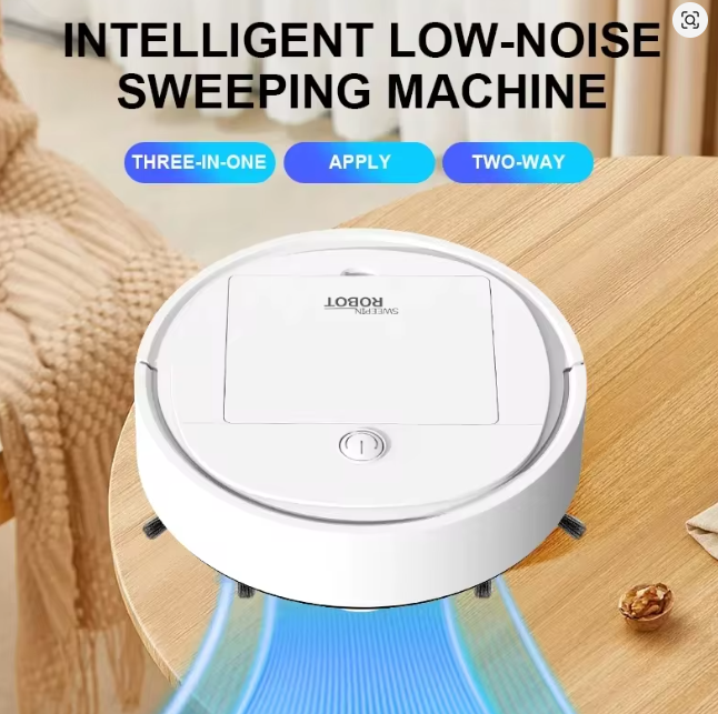 Vacuum Cleaner Smart Home - スマートワイヤレスロボット掃除機 1500Pa 3-in-1 モップ掛け、掃き掃除、床掃除機能搭載 家庭・オフィス用 -