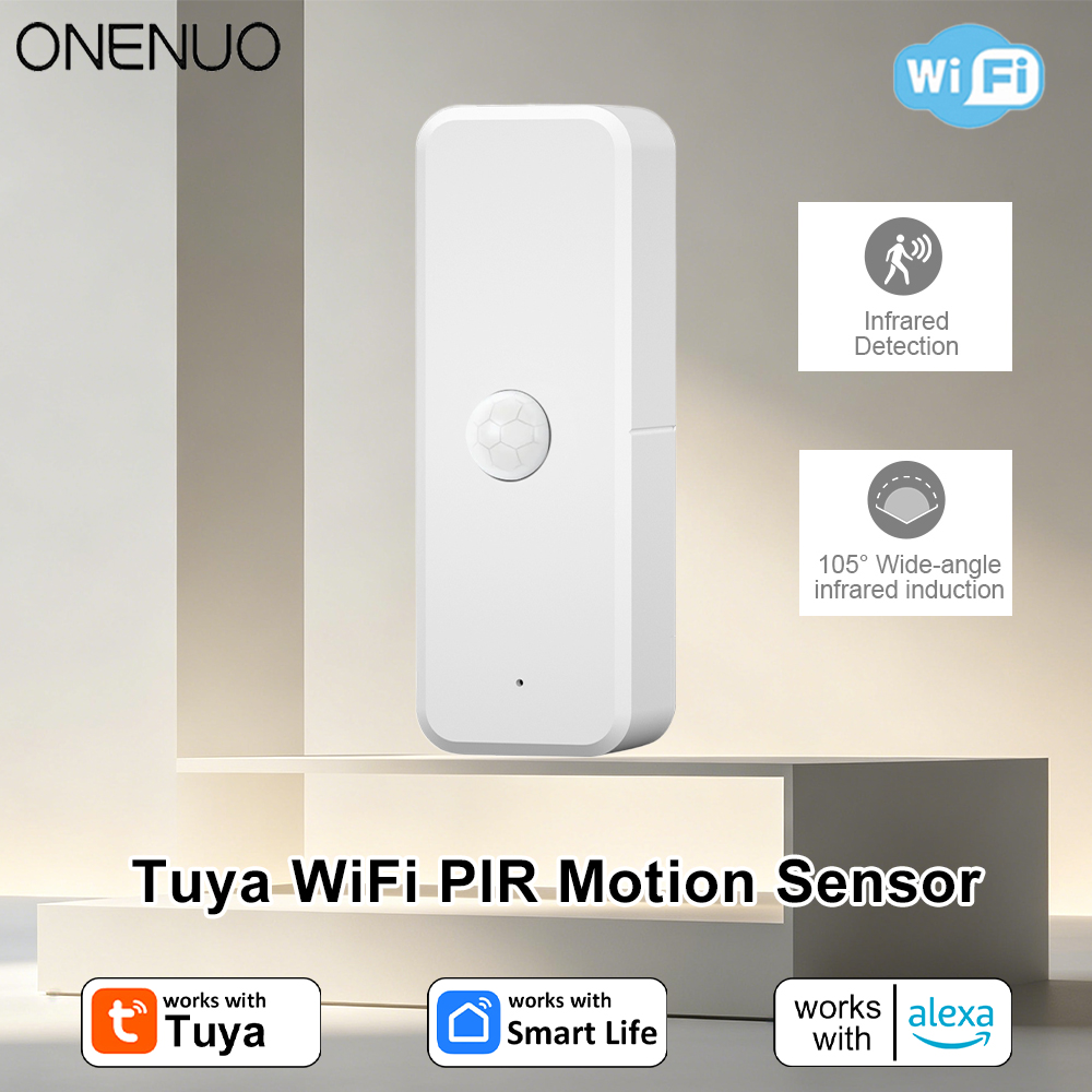 Smart Home Solution - 新しいTuya WiFi PIRモーション検知器人体赤外線誘導センサーホームセキュリティアラームスマートライフAPPアラートはAlexaと連携します