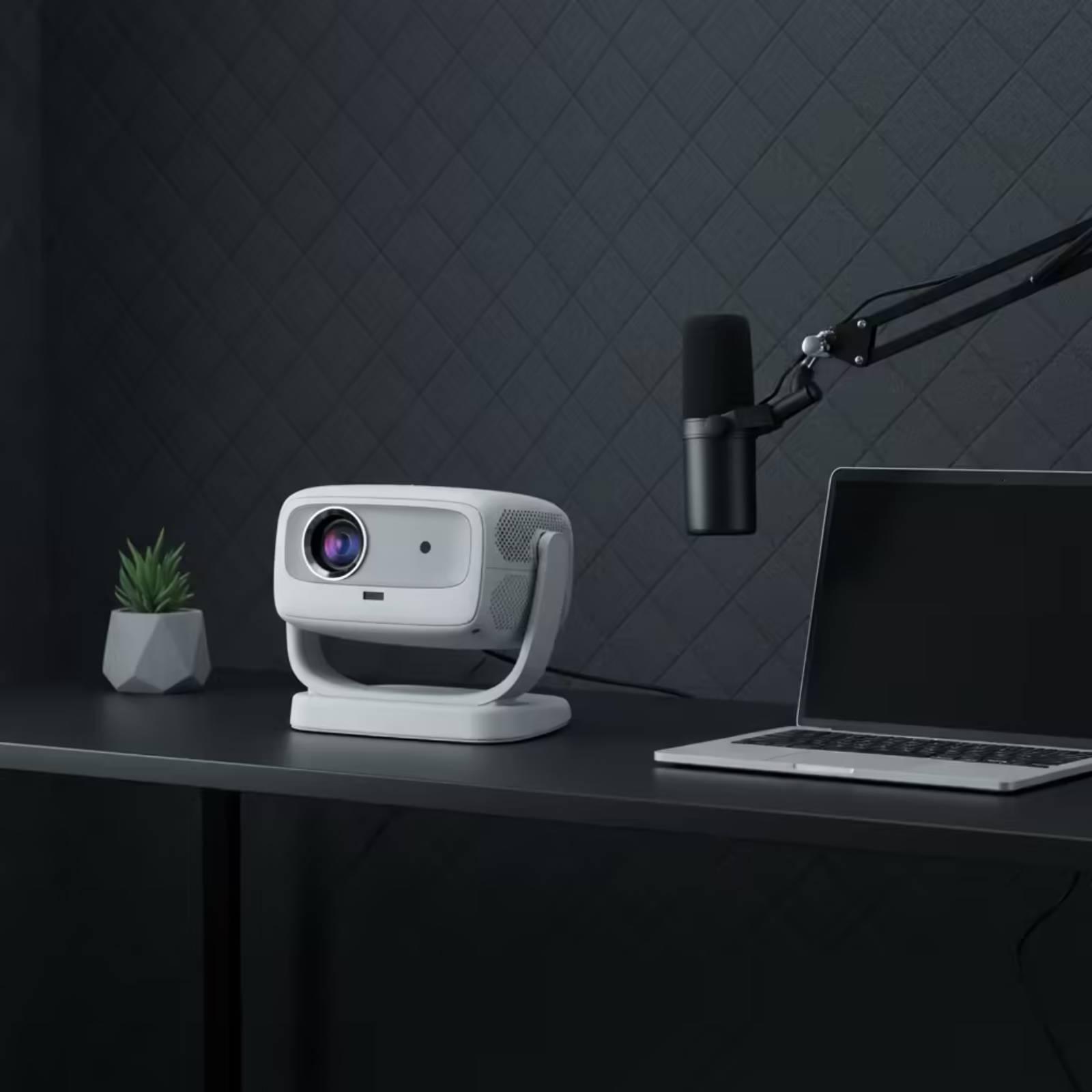 Smart Home Living Room - スマートホームプロジェクター調整可能ディスプレイデバイス ポータブルモニタースタンド リビングルームエンターテイメント用