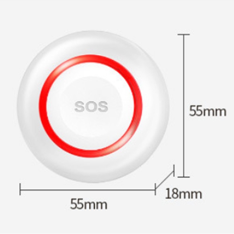 Smart Elderly Home - A99E-Tuya Wifi スマートホーム SOS 緊急ボタンアラーム障害者介護者用ポケットベル高齢者用ワイヤレスナースアラートシステム