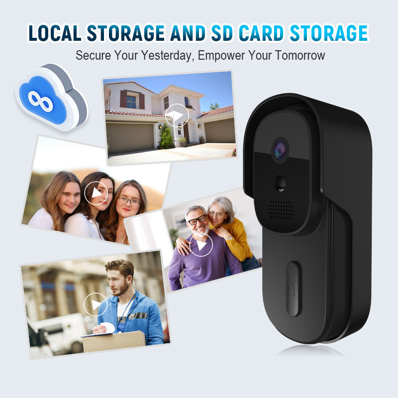 Smart Home Video Doorphone Ezviz - Tuya ビデオドアベル 2MP 防水 1080P WiFi