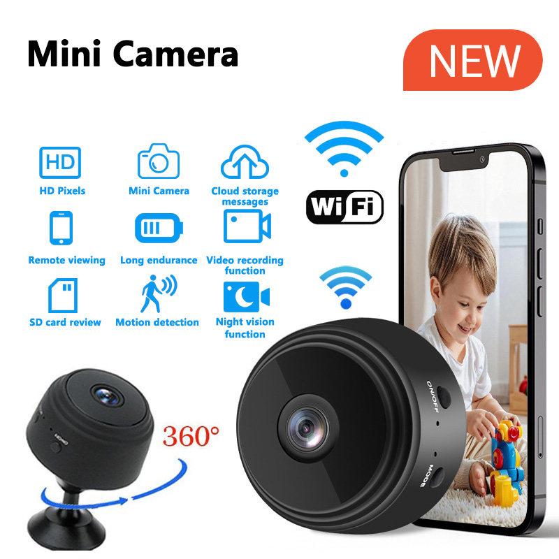 Security Ip Camera - 1080P HD ミニ WiFi カメラベビーモニター屋内安全セキュリティ監視ナイトビジョンビデオカメラ IP