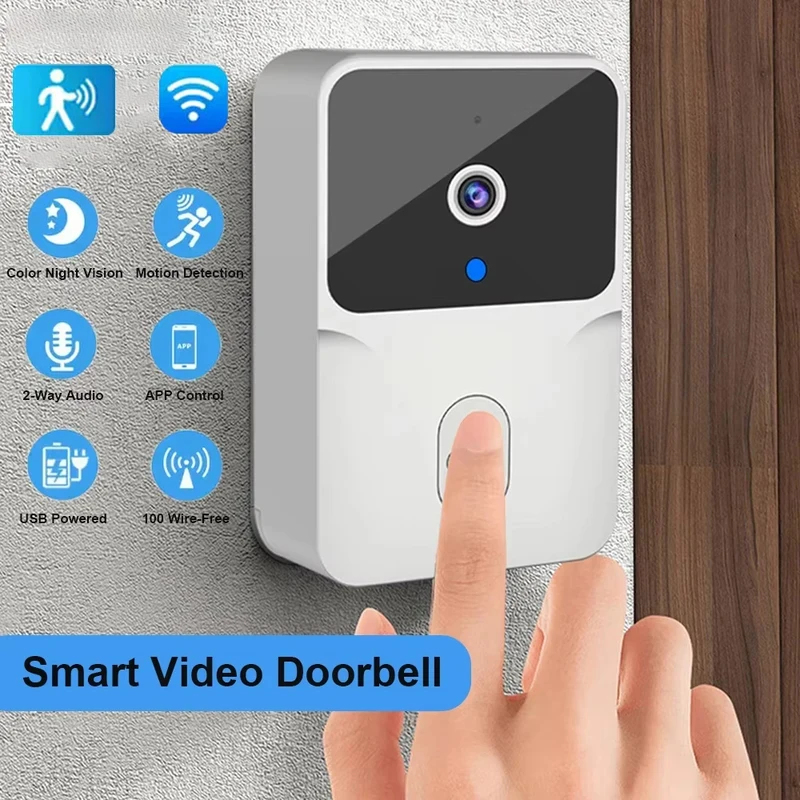 Smart Home Video Doorphone Ezviz - スマートホーム WiFi ビデオドアベル ワイヤレス電話 双方向インターホンシステム IR