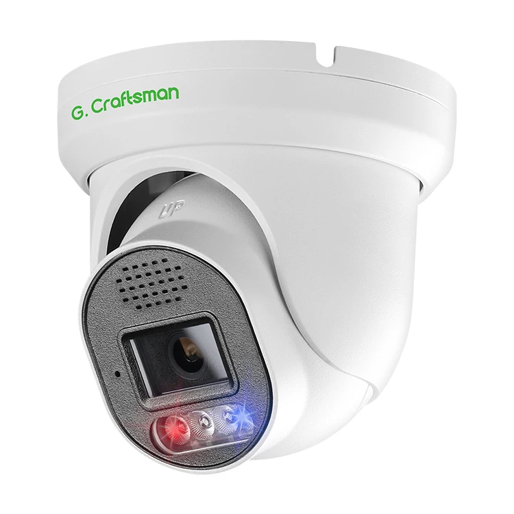 Security Ip Camera - 2026年新型GX-DFD-M5C 5MP CMOSセンサー搭載屋内セキュリティカメラ デュアルライト点滅アラームリング ナイトビジョン ネットワークIP
