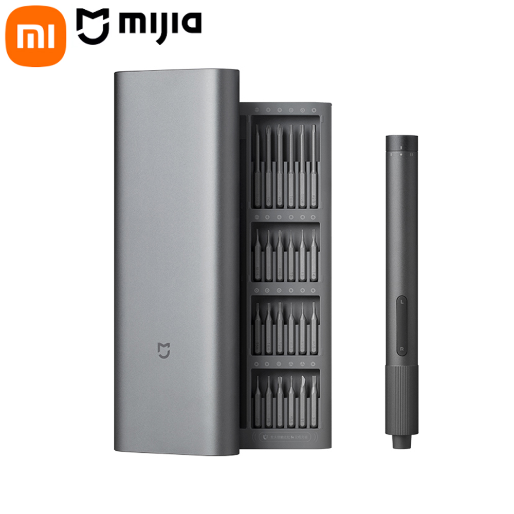 Smart Home Interior - Xiaomi Mijia 電動精密ドライバーキット 磁気ベース付き 24種類のドライバーヘッド スマートホーム