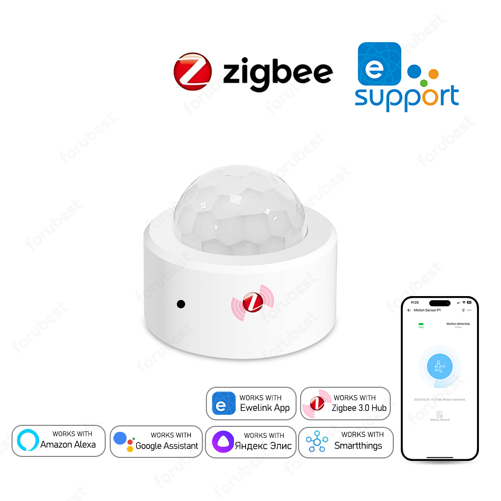 Smart Home Bridge - Zigbee 3.0 人感センサー PIR 赤外線検出器 スマート