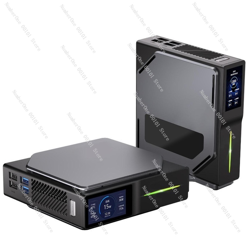 Smart Home Pc - スマート温度表示付きミニコンピュータ、学習、オフィス、メディア用途向けのコンパクトで静かなホームデスクトップPC