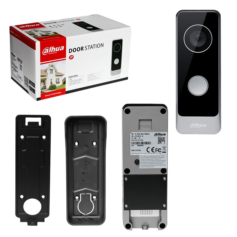 Smart Home Video Doorphone Ezviz - Dahua VTO1301R-W 1080P ミニ WiFi ビデオ