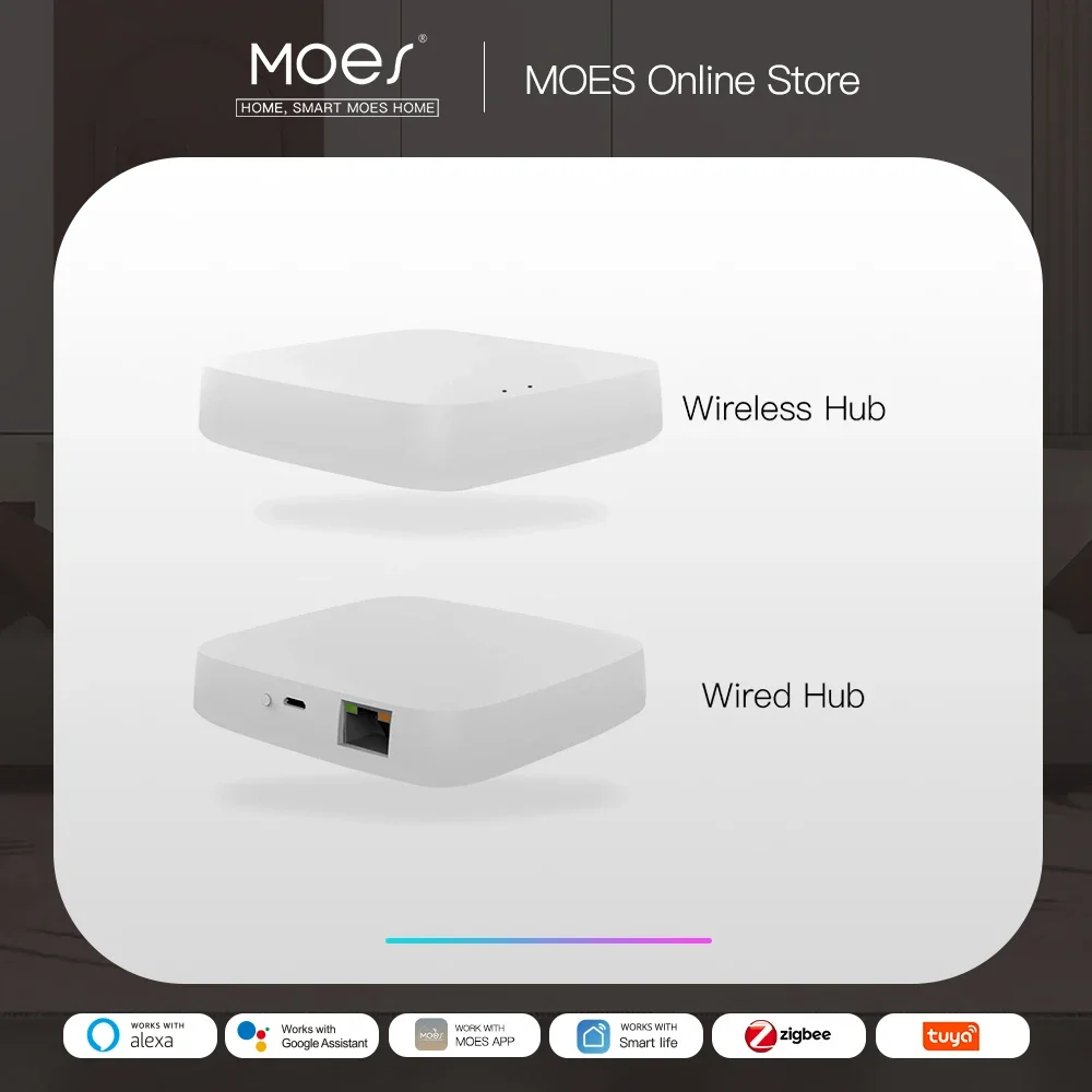 Smart Home Bridge - Tuya ZigBee 3.0 スマート ゲートウェイ ハブ