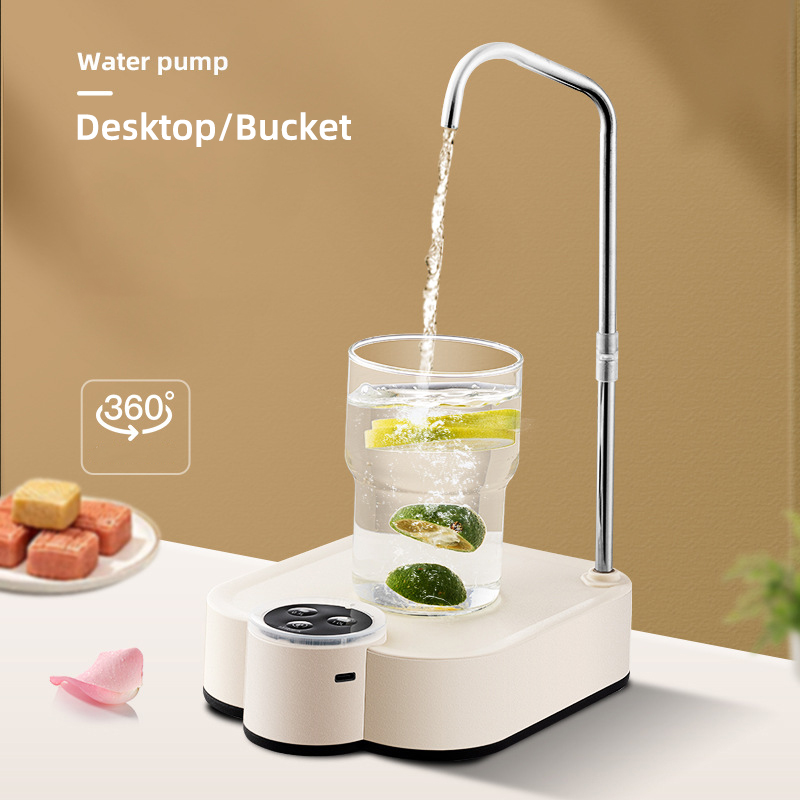 Smart Home Yam Pounder - スマート電動ウォーターポンプ、充電式自動給水器、ガロンボトル用ポータブルウォーターボトルポンプ、家庭やオフィス用