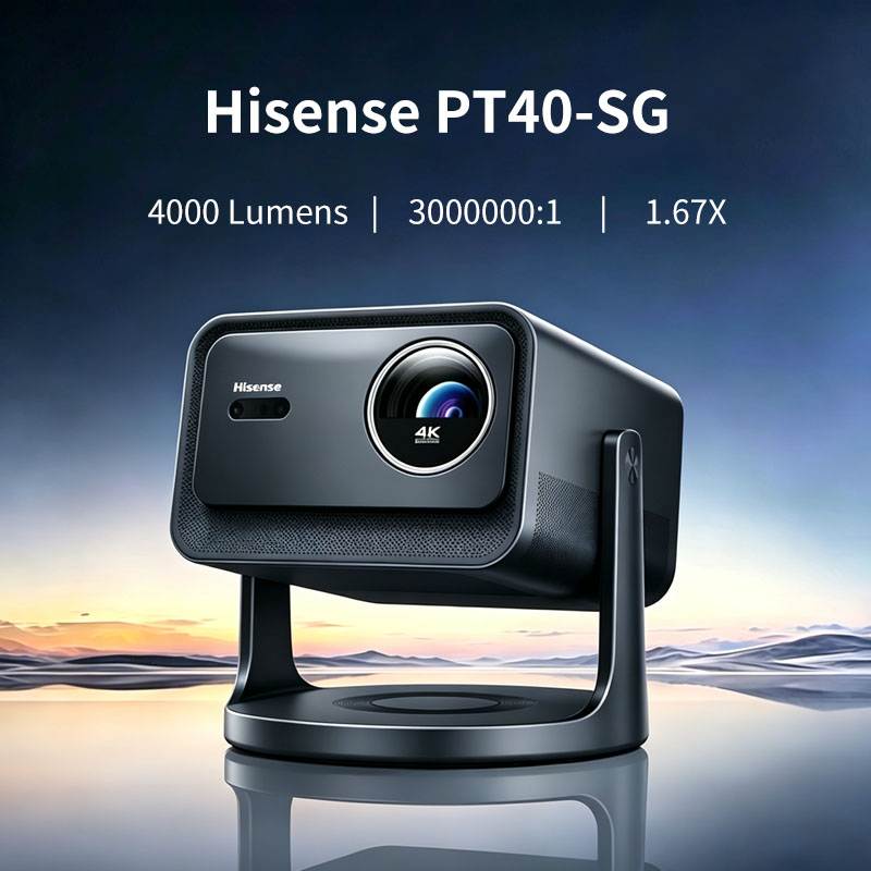 Smart Home Theater - PT40-SG 4Kトリコロールプロジェクター、4000ルーメン、オートフォーカス搭載スマート会議・ホームシアタープロジェクター