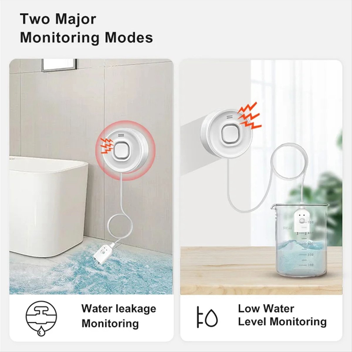 [T28C] 新しい Tuya WiFi 水没警報器水漏れ検 - Wifi Water Leak Detector のレビューと価格