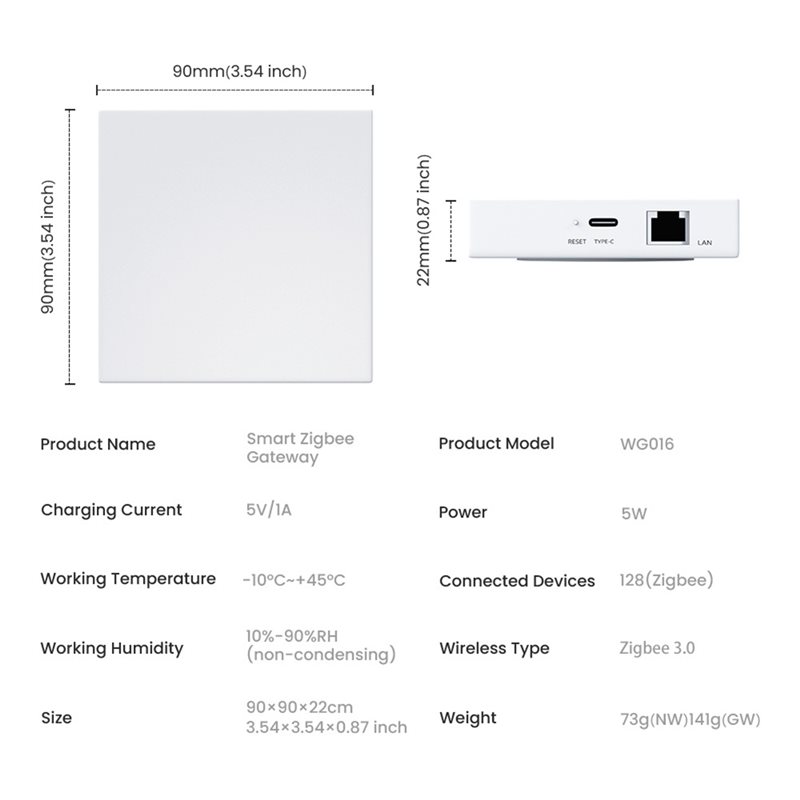 繊細な質感 - Tuya Zigbeeスマートゲートウェイ  - Smart Home Hub Device のレビューと価格