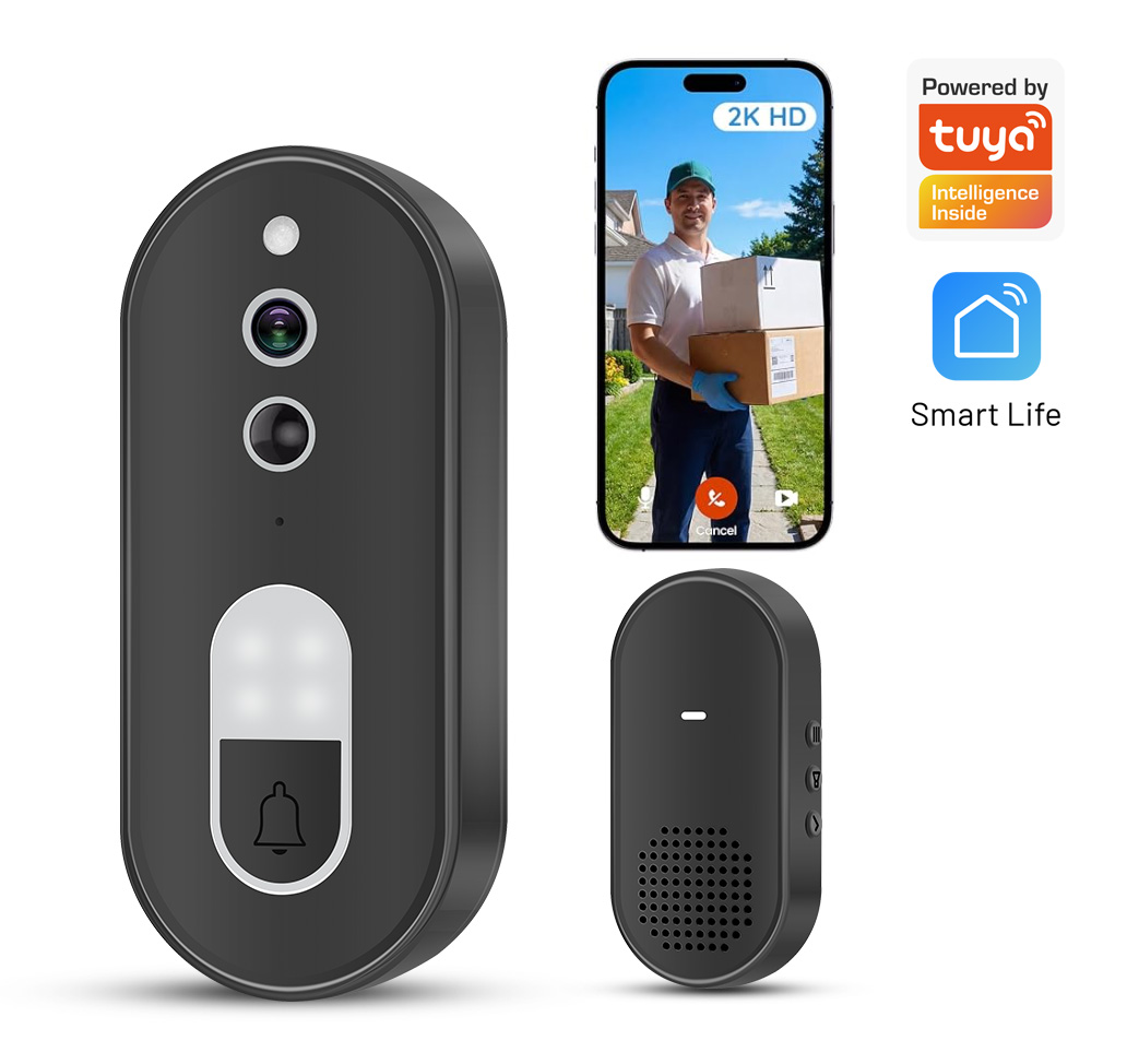 Tuya 1080P HD ワイヤレス WiFi ビデオドア - Smart Home Video Doorphone Ezviz のレビューと価格