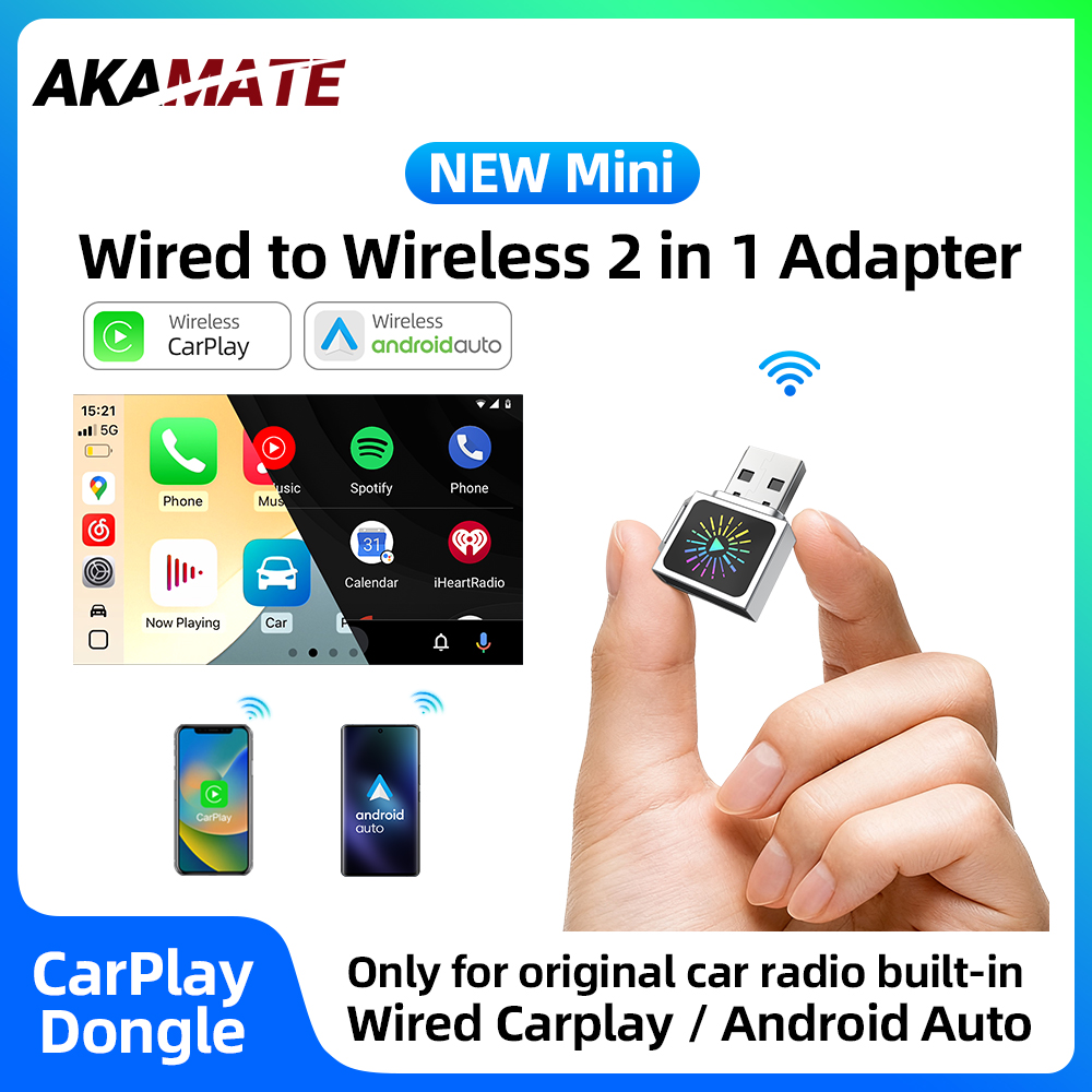 有線からワイヤレス CarPlay Android Auto - Wifi Smart Plug のレビューと価格
