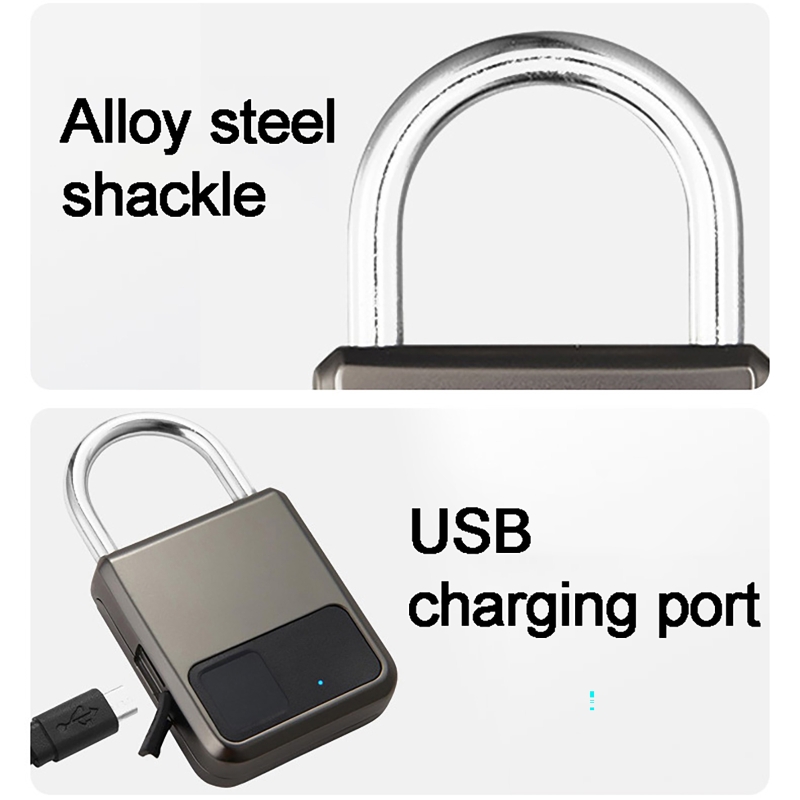 Tuya スマート南京錠 20 番号指紋ロック盗難防止 US - Smart Door Lock のレビューと価格