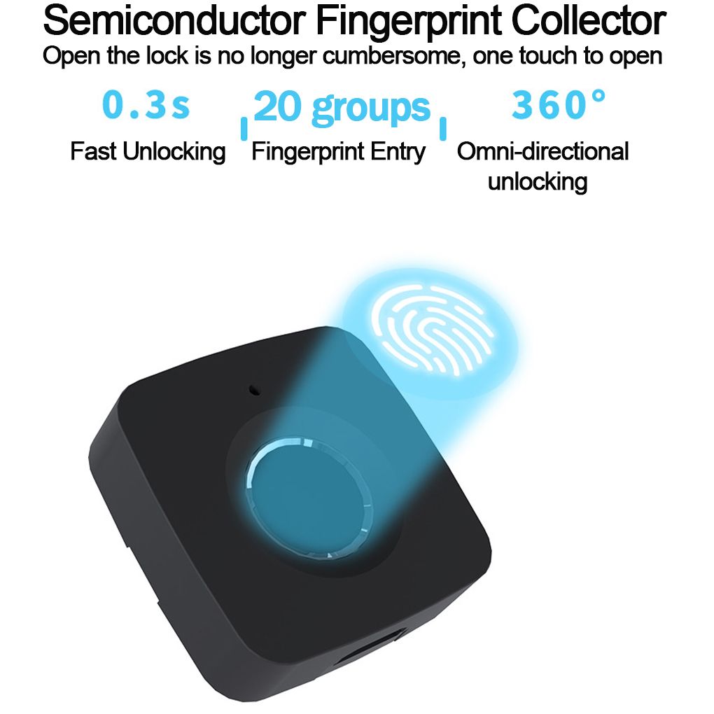 指紋ロックキーレスキャビネットロックスマート引き出しロック盗 - Smart Door Lock のレビューと価格