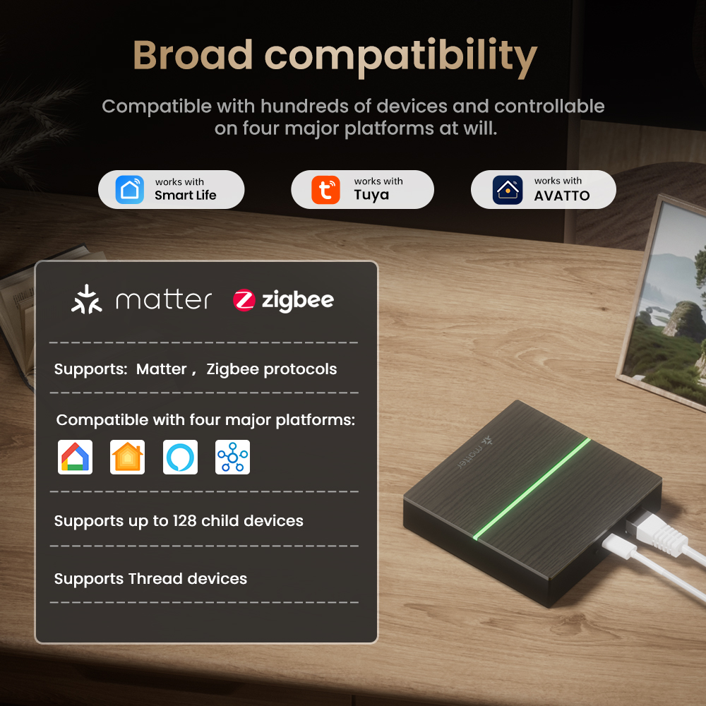 AVATTO Matterスマート有線ゲートウェイハブ Zi - Smart Home Vimar のレビューと価格