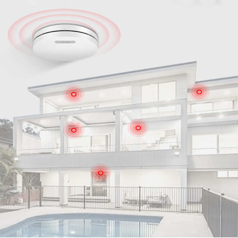 Tuya WiFi 検知機能付き可聴および視覚的火災検知器  - Smart Smoke Detector のレビューと価格