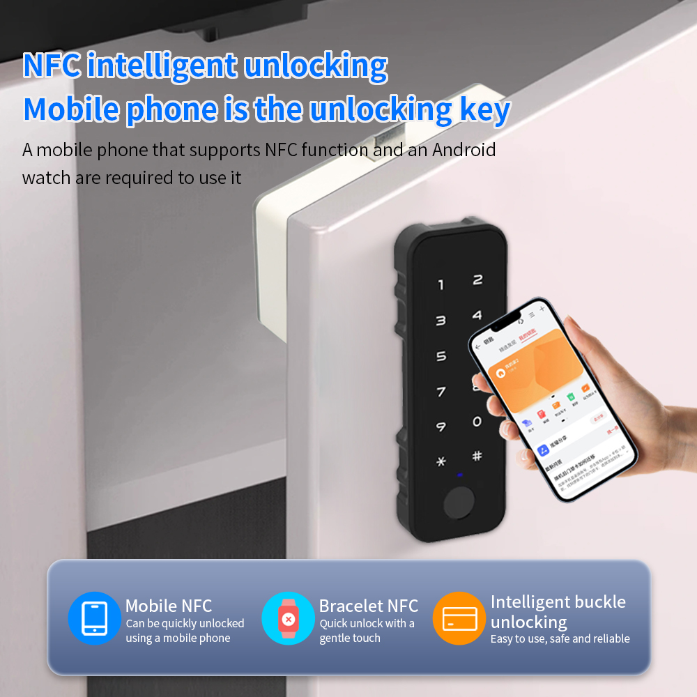 Tuya スマート指紋ロック電気生体認証引き出しロック指紋  - Smart Door Lock のレビューと価格