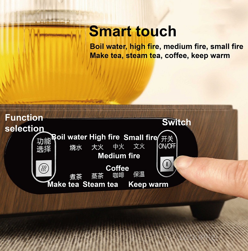 1500W電気セラミックストーブ ポータブルティーストーブ  - Smart Home Oven のレビューと価格