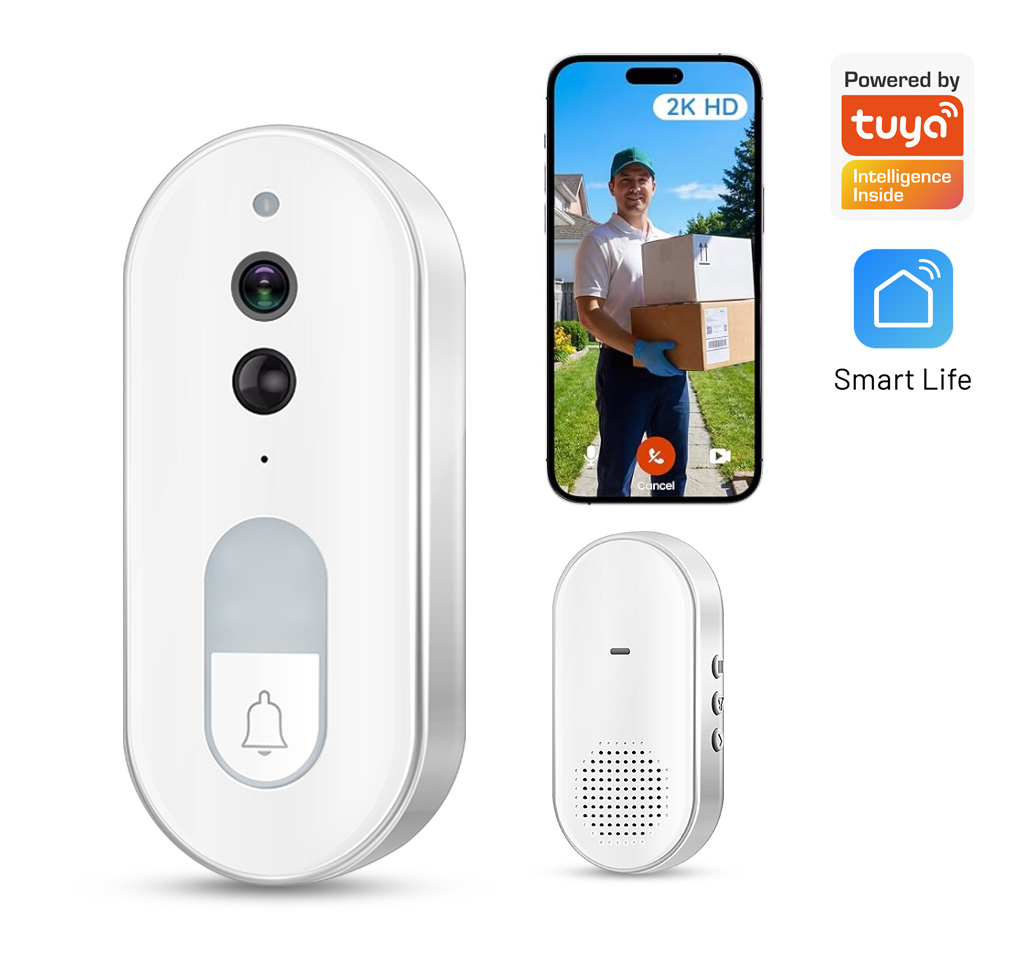 Tuya スマートビデオドアベル ワイヤレス 1080P H - Smart Home Video Doorphone Ezviz のレビューと価格