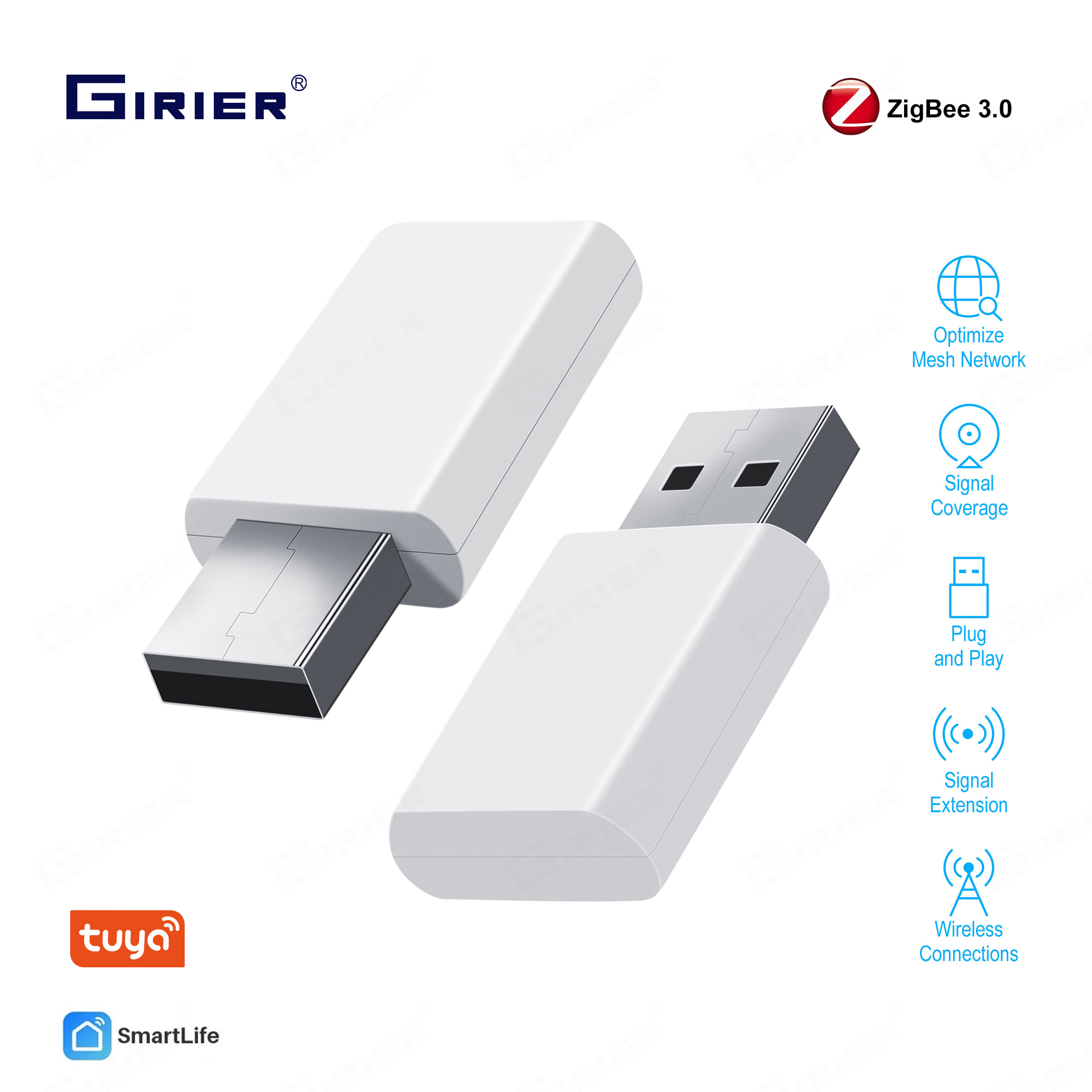 Gia-Zigbeeリピーター,USBシグナルエクステンダー - Smart Home Hub Device のレビューと価格