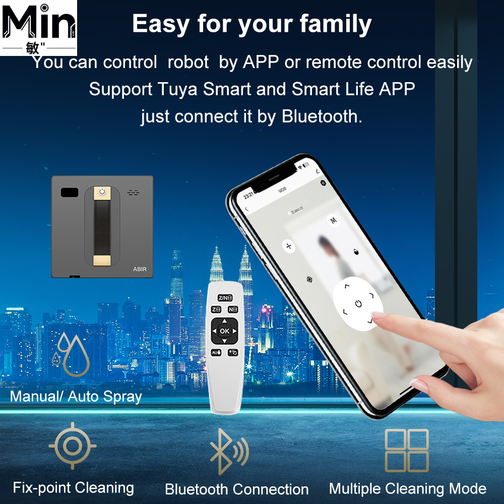 WD8 デュアル超音波スプレーロボット窓掃除機 APP リモ - Vacuum Cleaner Smart Home のレビューと価格