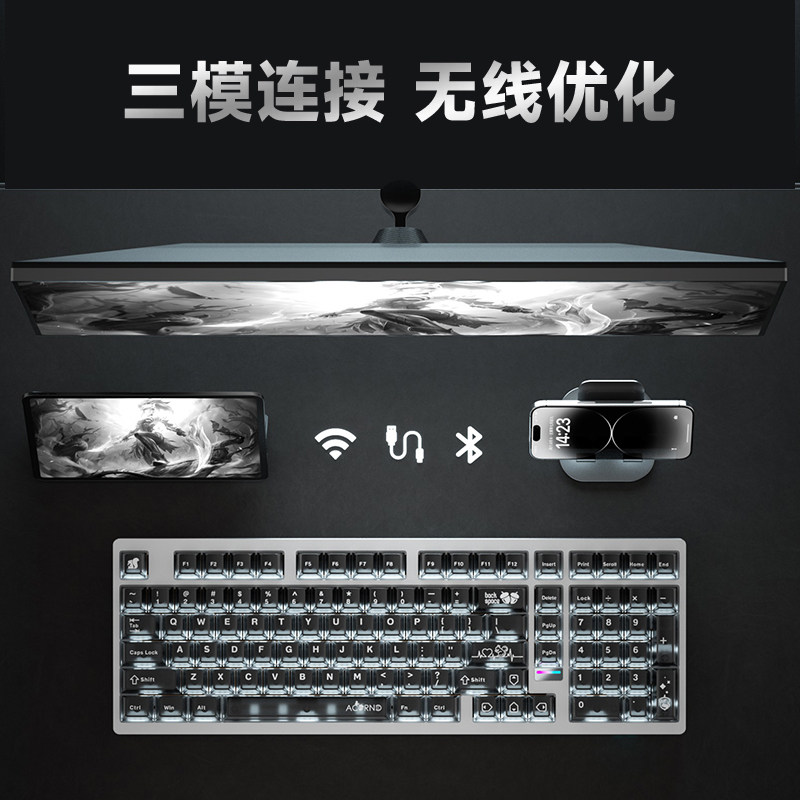 Weika Max102 アルミケースワイヤレスメカニカルキ - Smart Home Pc のレビューと価格