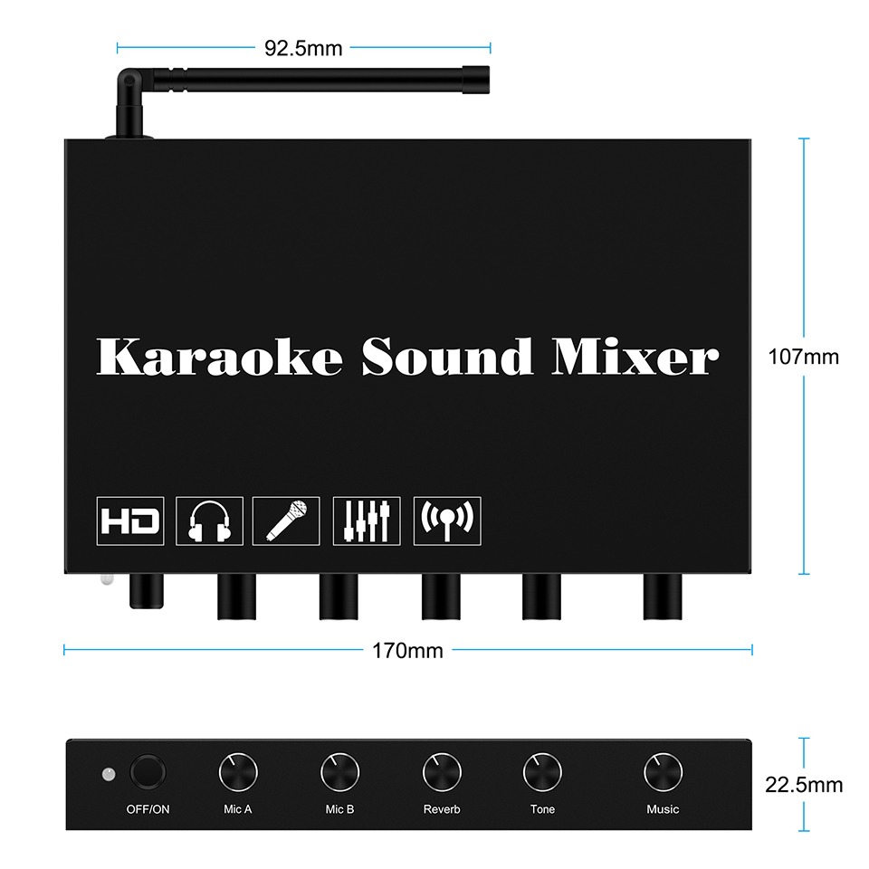 HDMI カラオケプレーヤーミキサーホームシアターワイヤレス - Smart Home Theater のレビューと価格