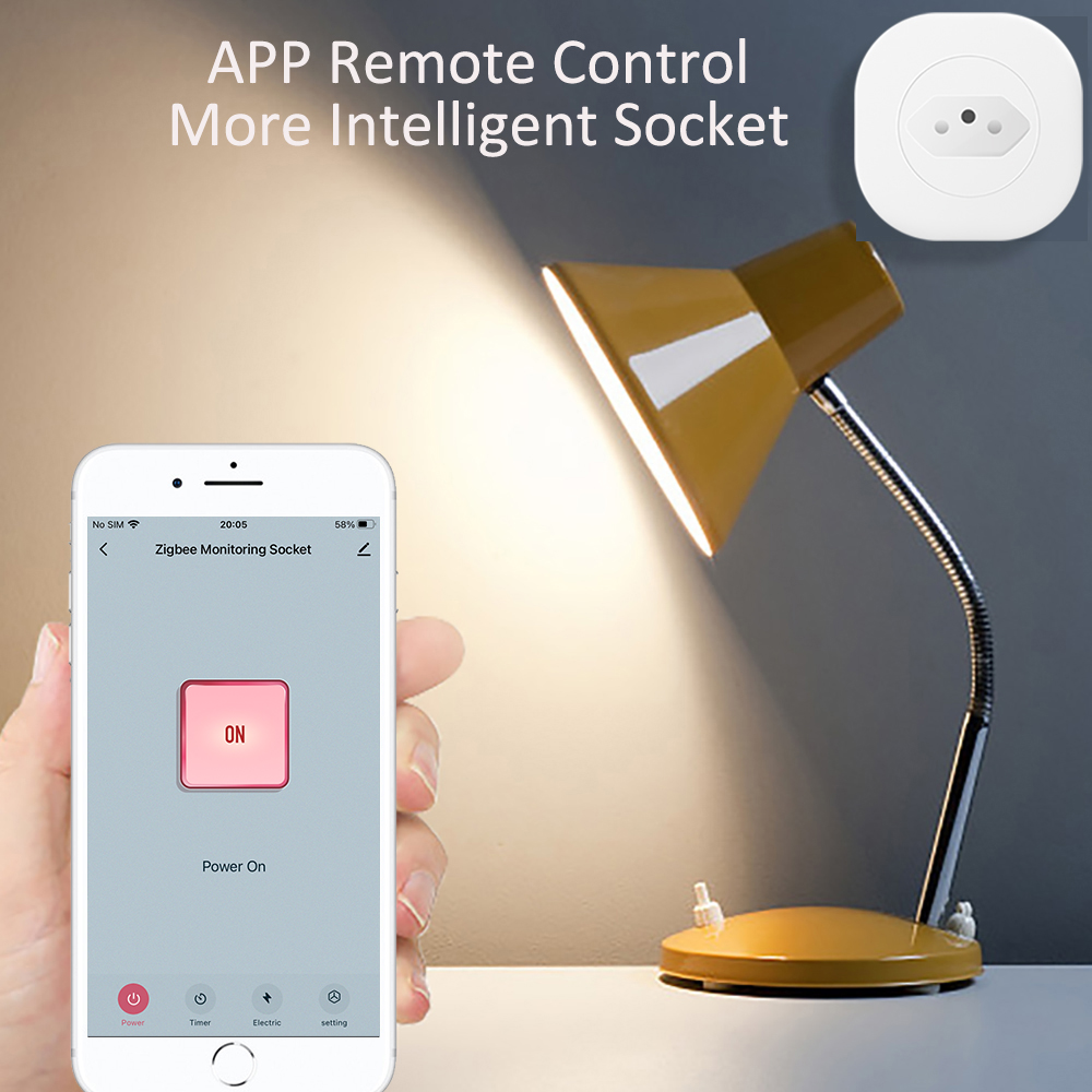 BORUIDAPLS Tuya Zigbee スマートソケッ - Smart Home Living Room のレビューと価格