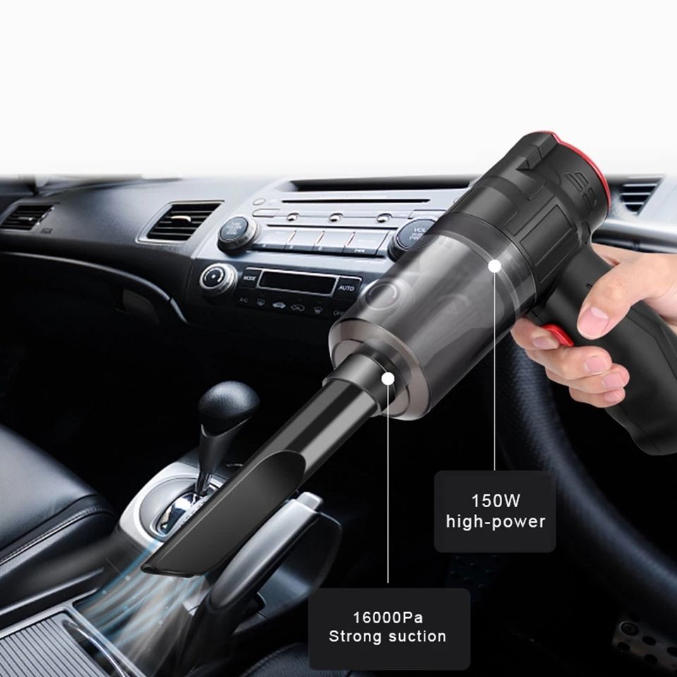 16000PA強力吸引 車載用ハンディ掃除機 乾湿両用 スマ - Smart Home Interior のレビューと価格