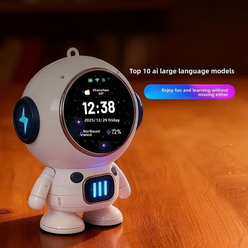 ミニ宇宙飛行士スマートAIロボットWiFiスピーカーLCDス - Smart Home Speaker のレビューと価格