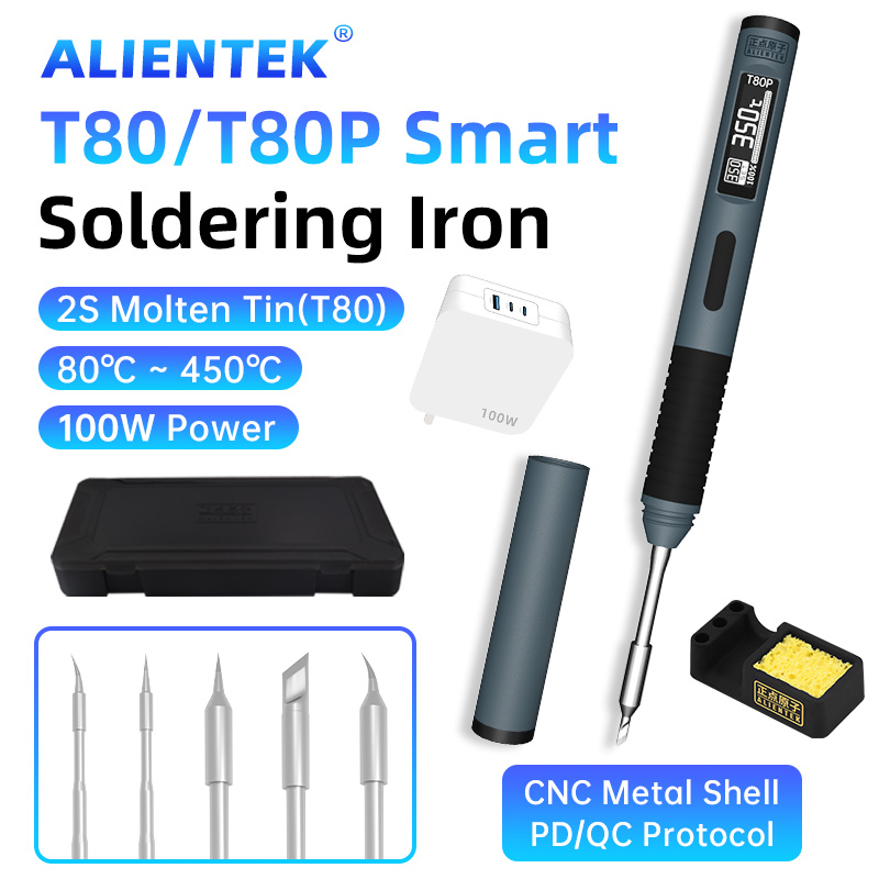 ALIENTEK T80 スマートはんだごて PD 100  - Smart Home Interior のレビューと価格
