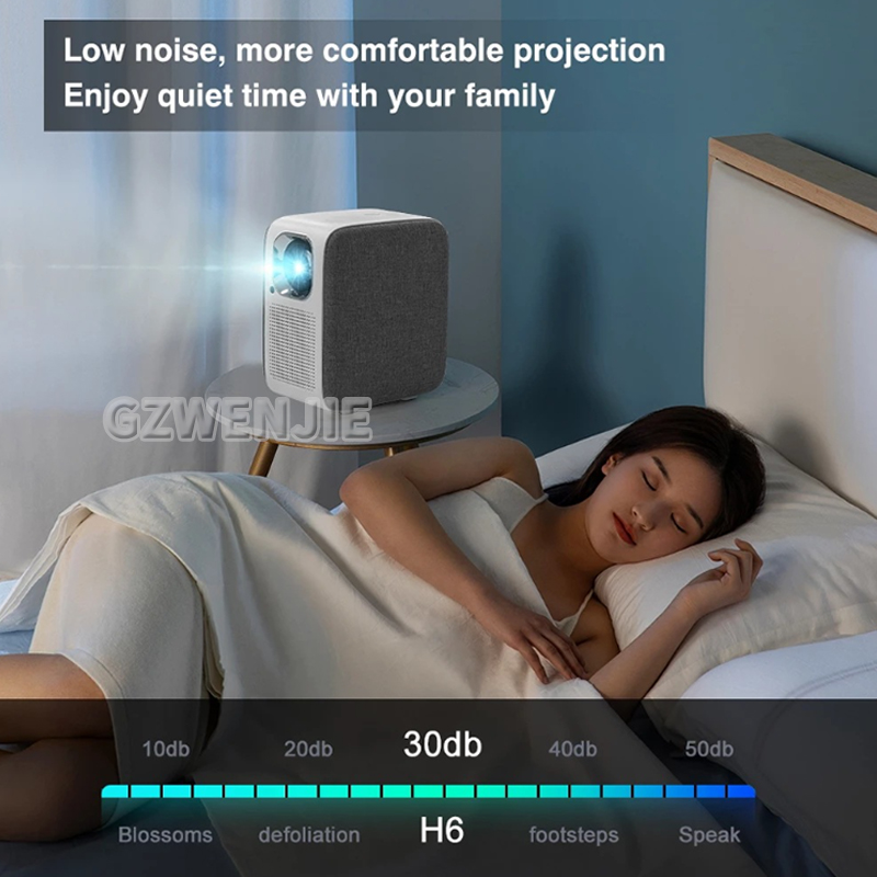 H6 ミニプロジェクター LED 1080P フル HD ポ - Smart Home Theater のレビューと価格