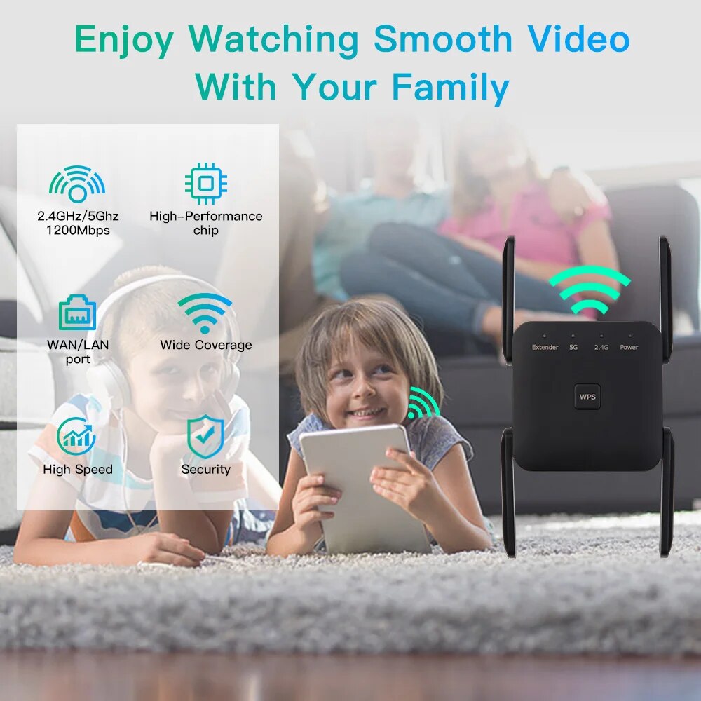 Wifiリピーター1200mbps 2.4ghz/5ghzワ - Wifi Smart Plug のレビューと価格