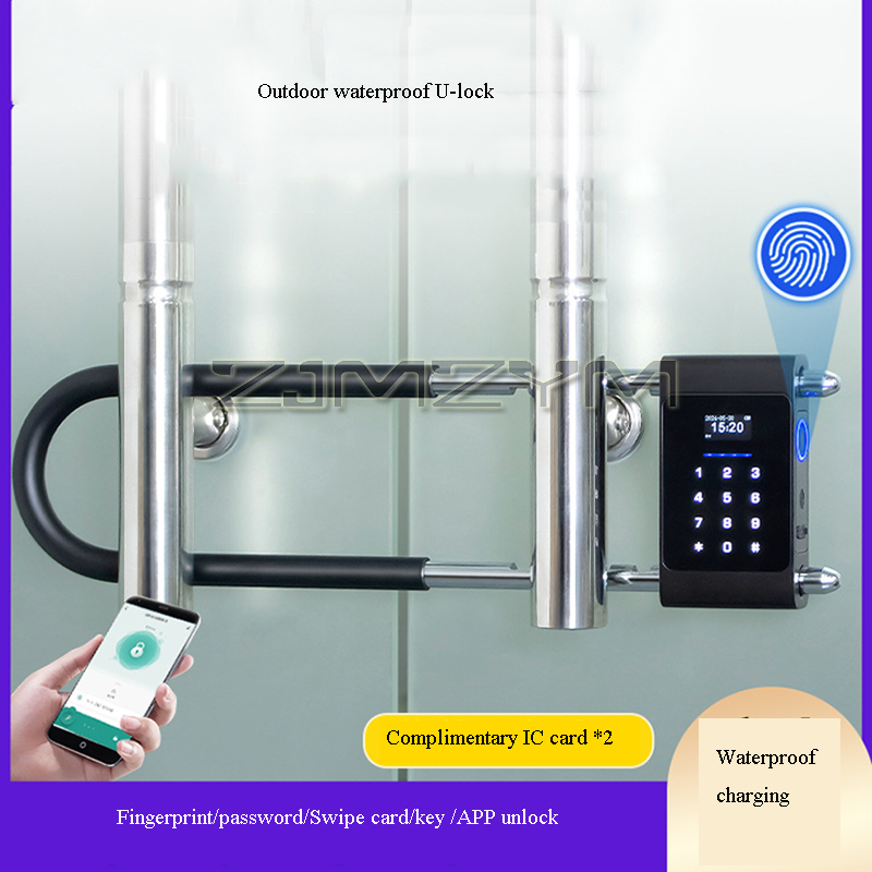 電子インテリジェント指紋ロック,盗難防止,防水ドアロック,ア - Smart Door Lock のレビューと価格