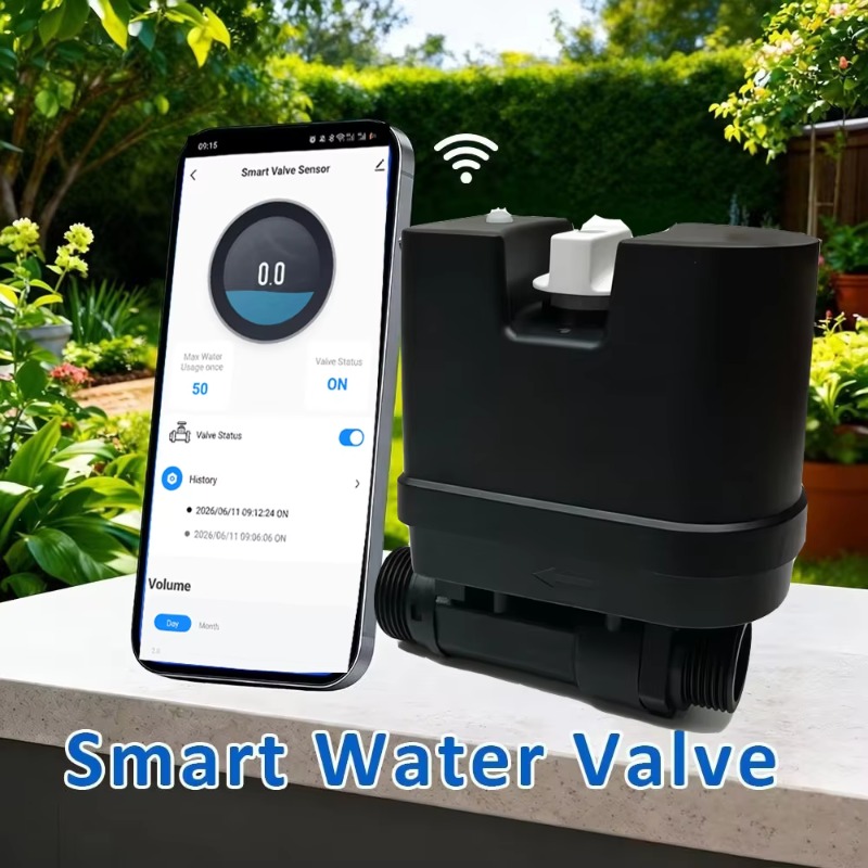 WiFiスマート水道バルブ（流量計付き）水漏れ検知器、キッチ - Wifi Water Leak Detector のレビューと価格