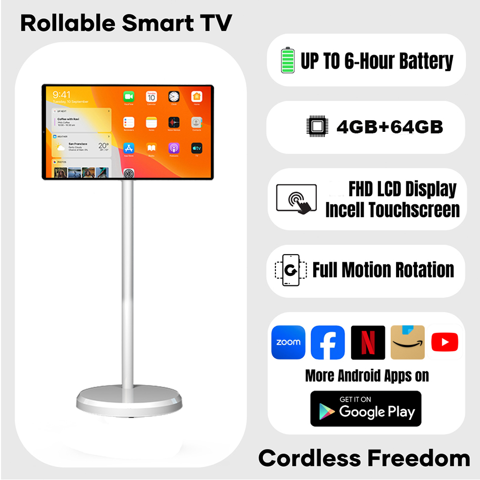 卸売スマートテレビ 4G+64G LCDポータブルテレビディ - Smart Home Speaker のレビューと価格